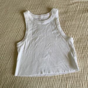 Ripped cropped tank
